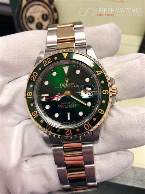 rolex gmt two tone green|rolex gmt master 2 release date.